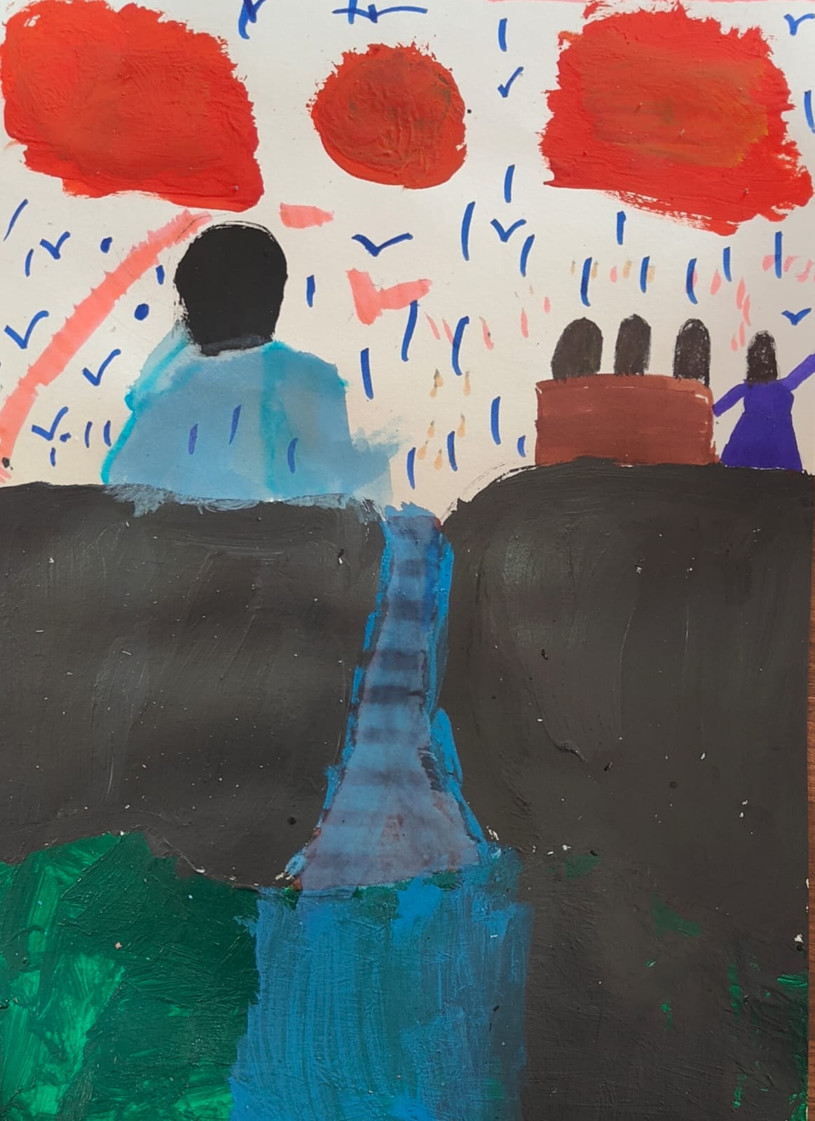 the ghost who is staring