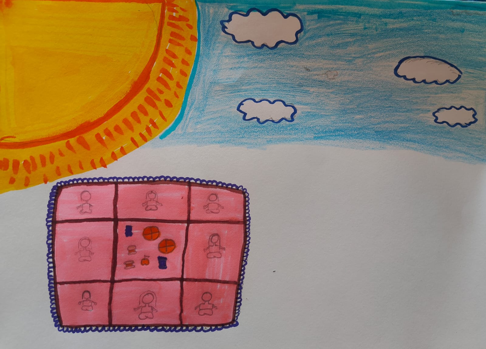 chitchatting with friends